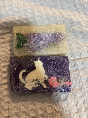 Primal Elements Soap-  White Cat And Lilac  5.8oz Each